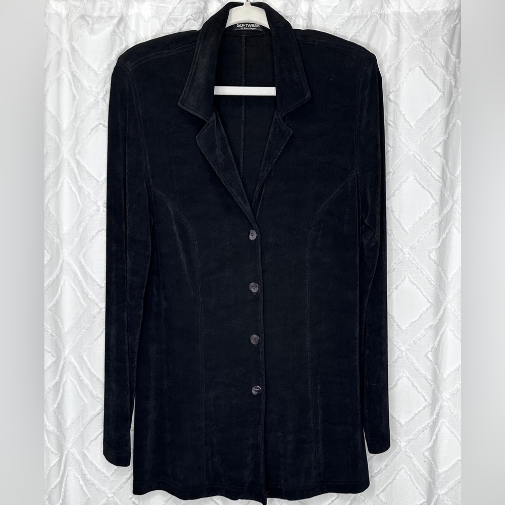 Softwear by Mark Singer brazer blouse M